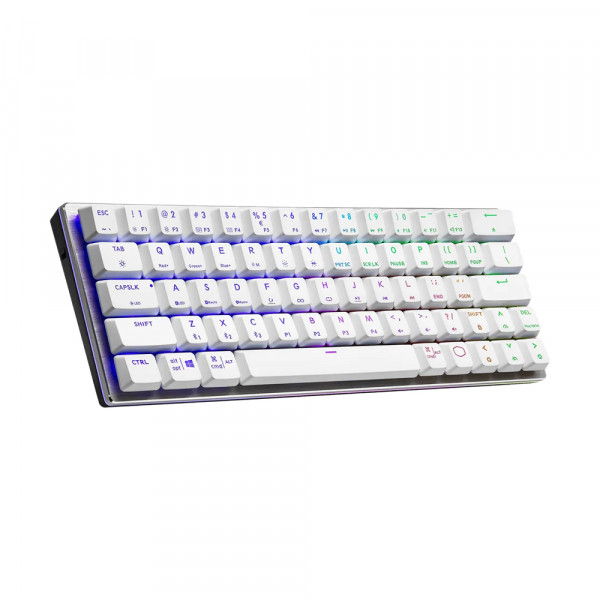 Cooler Master SK622 Silver White Hybrid Wireless Keyboard (Red Switch)  